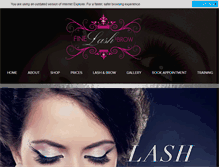 Tablet Screenshot of finelash.com